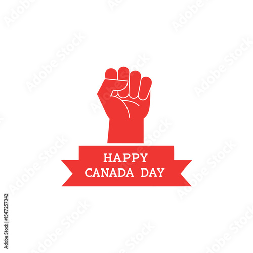 Canada day colourful vector poster featuring celebration of the day by Canadian people 