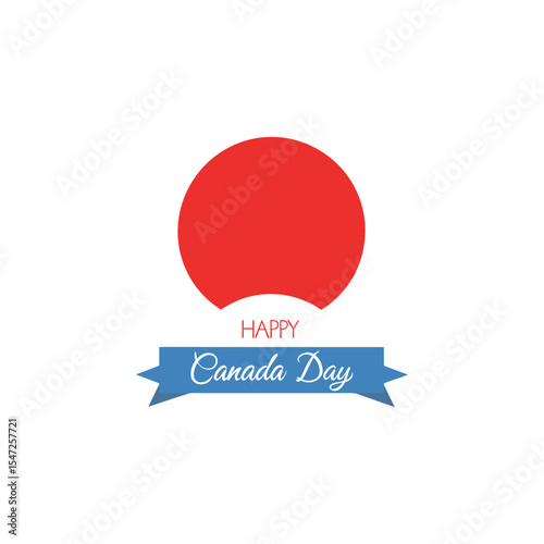 Canada day colourful vector poster featuring celebration of the day by Canadian people 