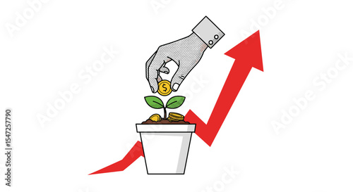 Investing for the Future A Sprout of Financial Growth and Prosperity