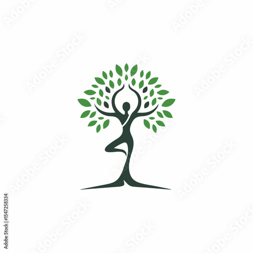 Yoga tree women logo