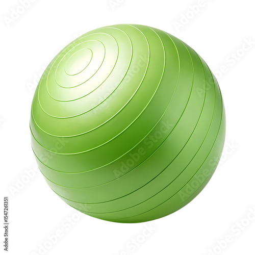 Exercise Ball: Green Pilates Ball, Fitness Equipment, Yoga Ball, Stability Ball, Gym Ball, Core Strength Training
