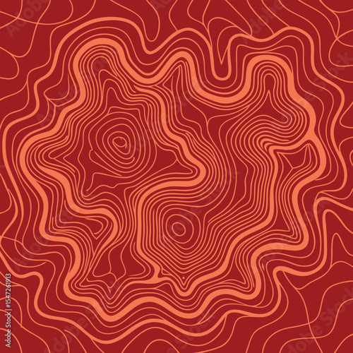 Background of the topographic map. Topographic map lines, contour background. Geographic abstract grid