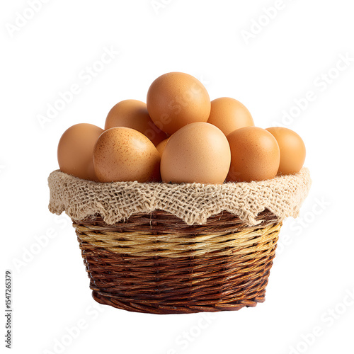 Wallpaper Mural Brown eggs in the basket Torontodigital.ca