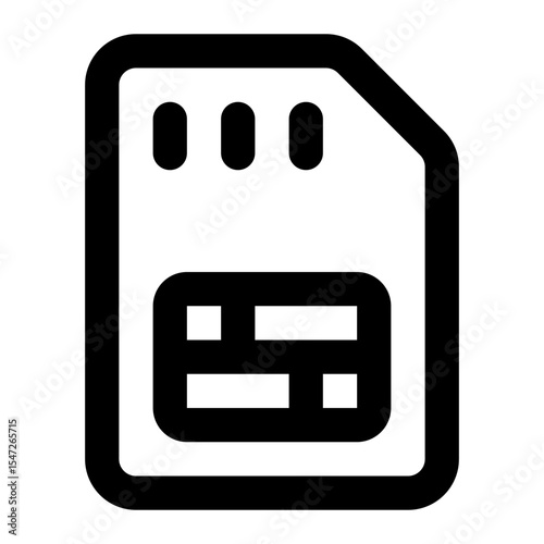memory card icon for illustration