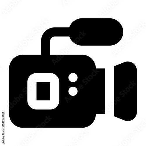 camera video icon for illustration