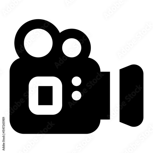 camera video icon for illustration