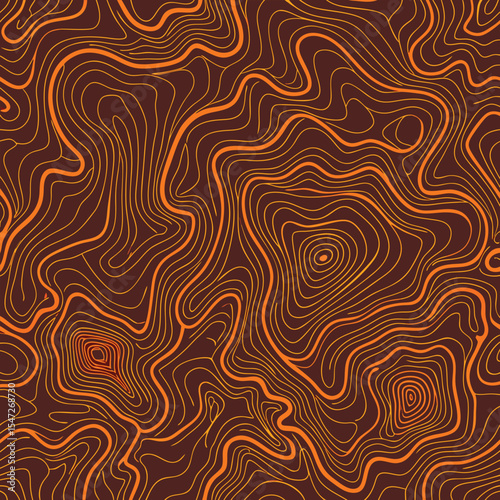 Background of the topographic map. Topographic map lines, contour background. Geographic abstract grid