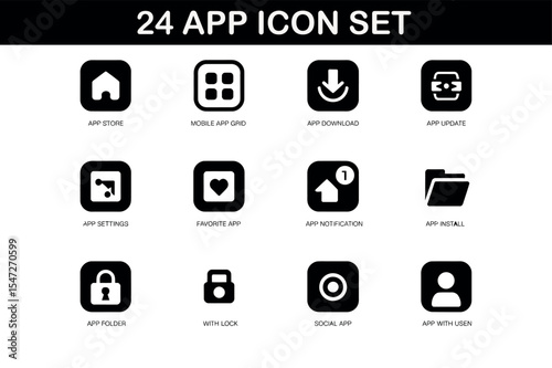Minimal 24 App Icon Set