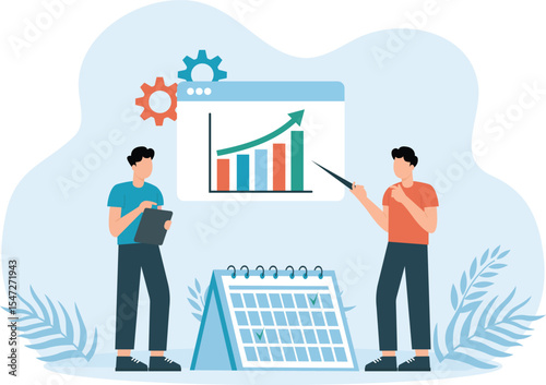 Sales Forecasting,Present company growth, boost profit or increase revenue, success investment or growing sales
