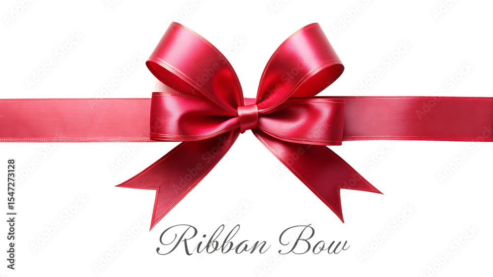 Crimson Red Satin Ribbon Bow Gift Wrap Decoration Isolated on White Background A I G E N E R A T E D - P N G isolated on a transparent background Crimson Red Satin Ribbon Bow Gift Wrap Decoration Isolated on White Background A I G E N E R A T E D - P N G isolated on a transparent background