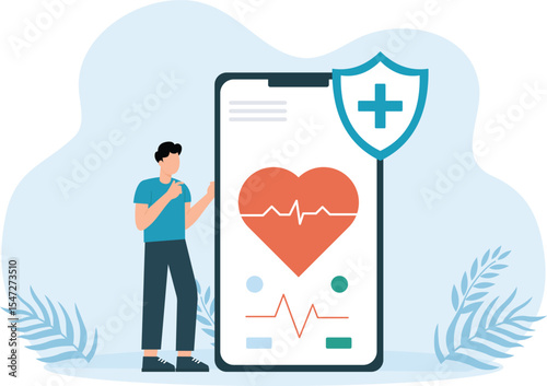 Mobile Health,Telehealth health care technology doctor can diagnose and help patient via
