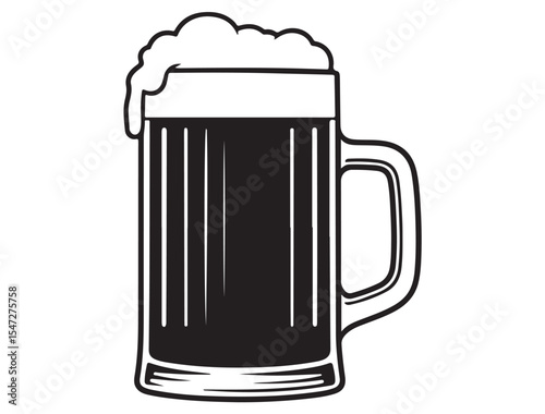 BEER MUG SILHOUETTE