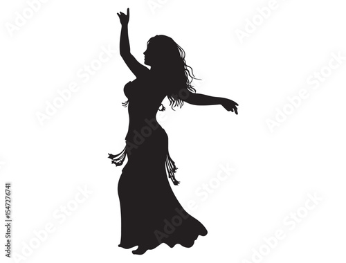 BELLY DANCER SILHOUETTE