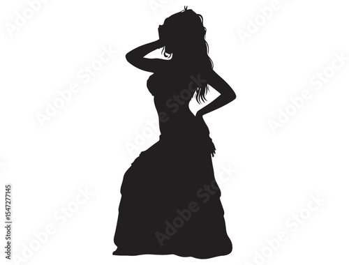 BELLY DANCER SILHOUETTE