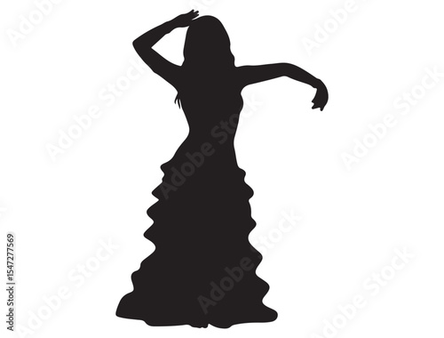 BELLY DANCER SILHOUETTE