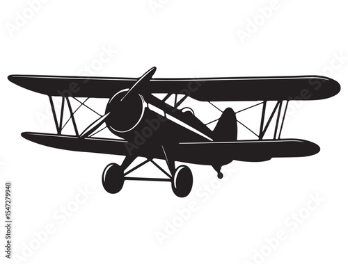 BIPLANE SILHOUETTE