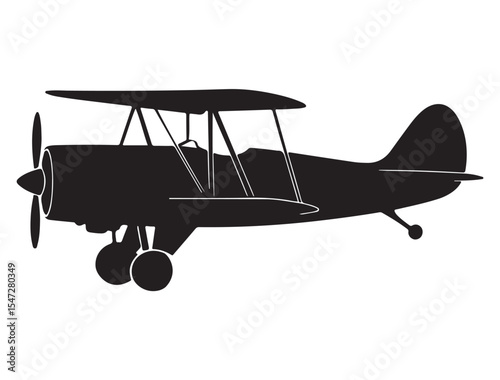 BIPLANE SILHOUETTE