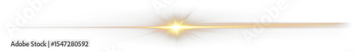 Bright gold light streak & starburst on black.