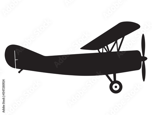 BIPLANE SILHOUETTE