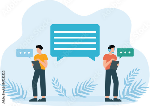 Online Communication,Digital online marketing concept for business and social media marketing, content marketing
