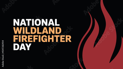 National Wildland Firefighter Day Tribute Emblem Poster
