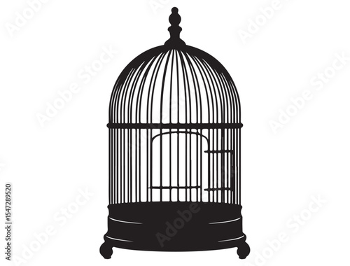 BIRDS CAGE SILHOUETTE