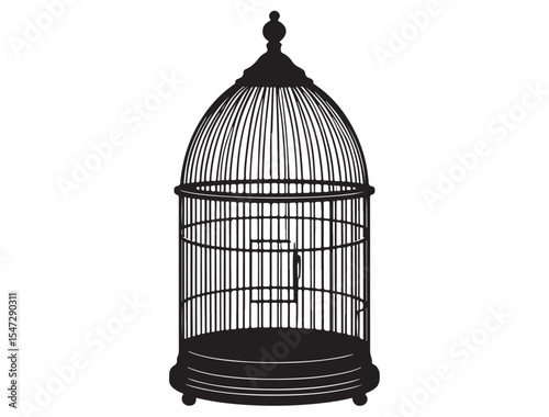 BIRDS CAGE SILHOUETTE