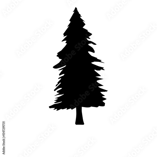 Pine Tree Silhouette 