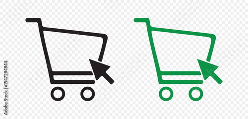 shopping cart icon. Internet shop buy symbol. Vector illustration eps 10