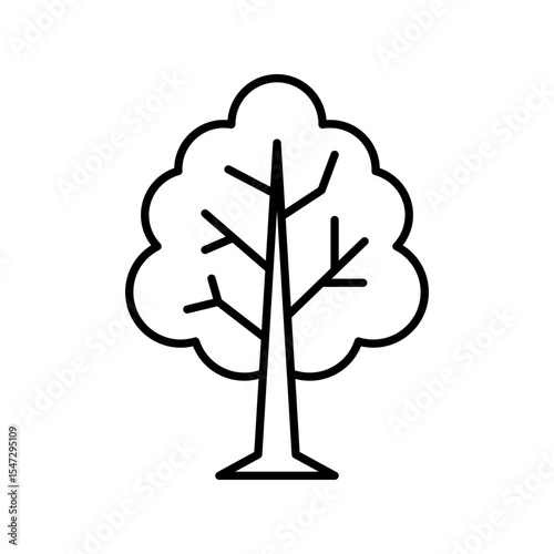 Tree Lineart Icon