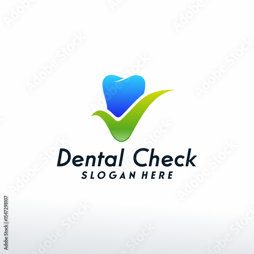 Dental Check logo designs concept, Dental Medicine logo template, logo symbol icon