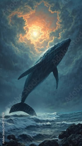 Sea creature that swallowed prophet Jonah in nineveh
