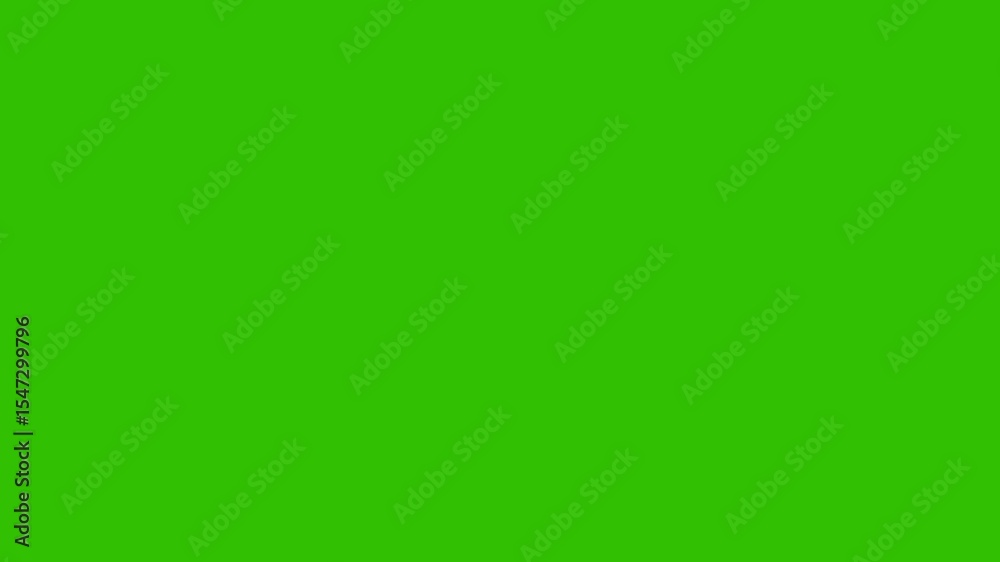 Glowing Square Line Animation, Animated Square Frame with Starry Line Path on Black  Perfect for Logo Reveals or Text in 4K, Video clip frame for film editing with green chroma key background.