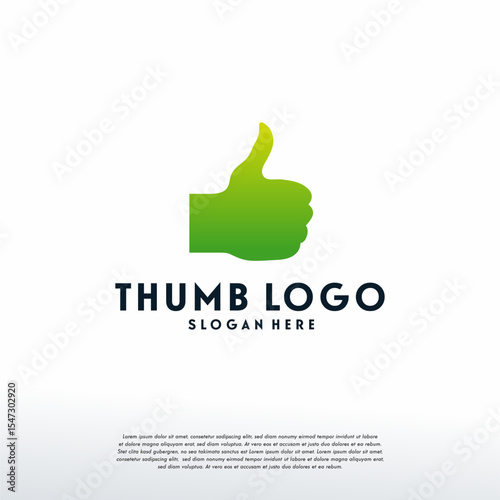 Thumb Logo designs template, Like logo designs vector, Logo symbol icon