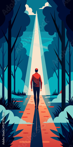 Walking Towards Enlightenment. A Journey of Hope and Self.Discovery