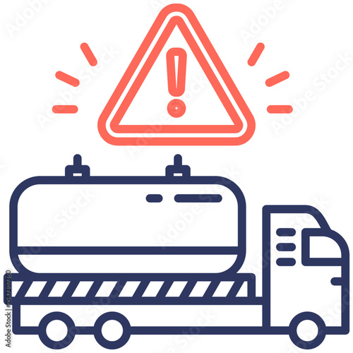 Hazardous Material Transport Icon