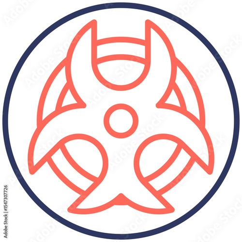 Biohazard Symbol Icon