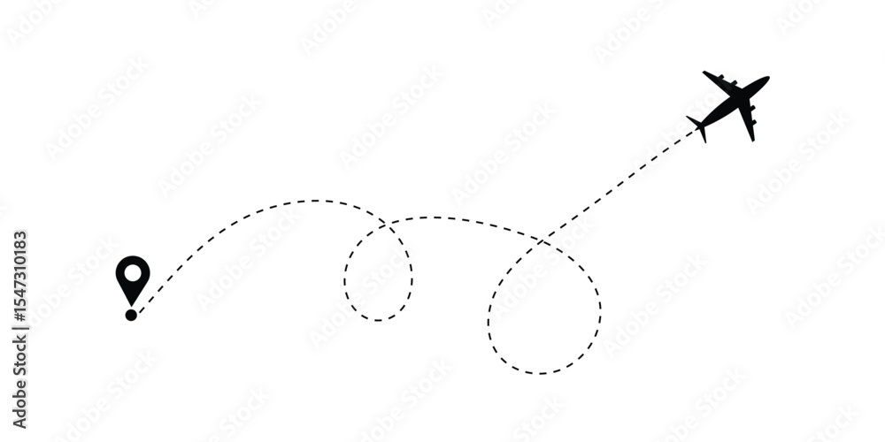 Airplane Flight Path Vector Illustrations – Dynamic Dotted Line Routes for Aviation Maps, Travel Navigation, and Global Journey Planning Designs” Airplane Flight Path Vector Illustrations – Dynamic Dotted Line Routes for Aviation Maps, Travel Navigation, and Global Journey Planning Designs”