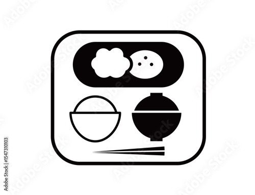 school icon 05C : icon, vector, illustration, symbol, sign, button, design, School Lunch, Lunch, Meal, Tableware