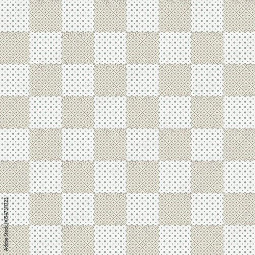 Abstract color poster seamless decorative pattern art vector illustration isolated on muted background	