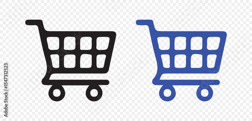 empty shopping cart symbol, shop and sale, vector illustration eps 10