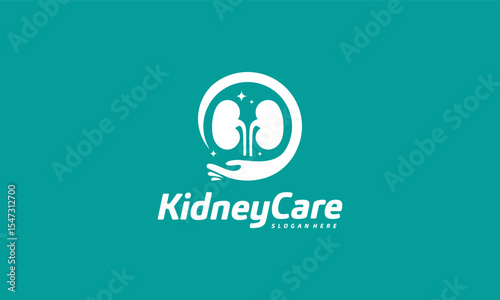Kidney Care logo designs concept vector, Health Kidney logo template