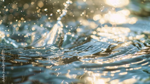Abstract water pattern with blurred edges , flowing lines , organic shapes , soft focus , muted colors , delicate texture