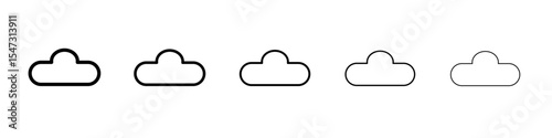 Euro hook icon flat illustration set logo