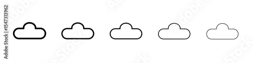 Euro hook icon flat illustration set logo