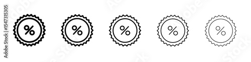Fast loan icon flat illustration set logo