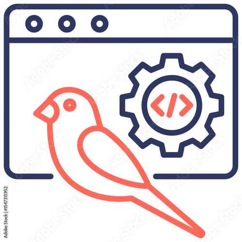 Blue-Green Deployment Icon