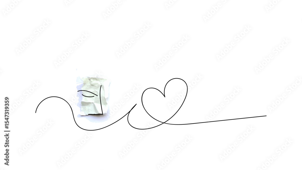 Obraz premium HEART__LINE-03.eps