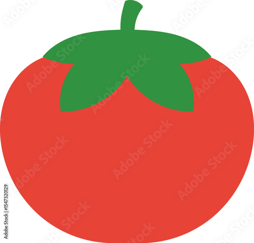 Tomato icon in flat style.