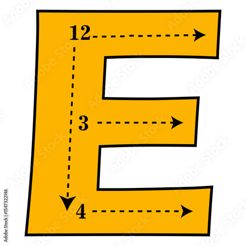 Capital Letter Tracing Guide